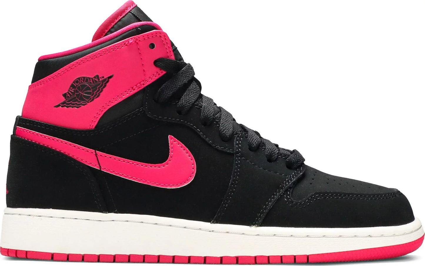 Jordan 1 Retro High Juniors blk/vvd pink-wht-vvd pnk