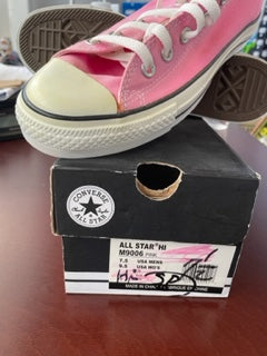 MARKED DOWN: Converse All-Star Hi Pink SIZE M7.5/W9.5