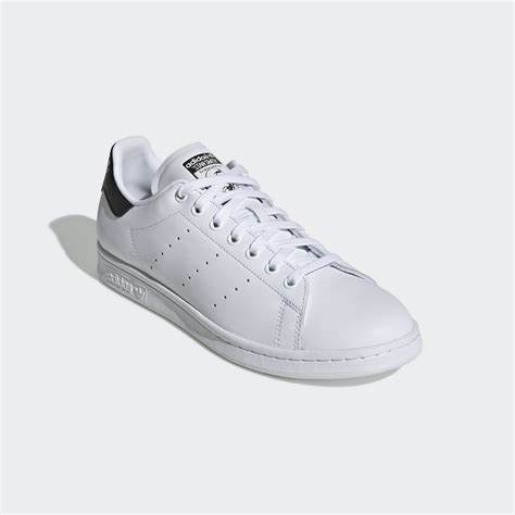 Stan Smith White w Black Mens-Adidas