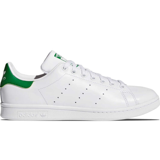 Stan Smith White w Green Mens-Adidas