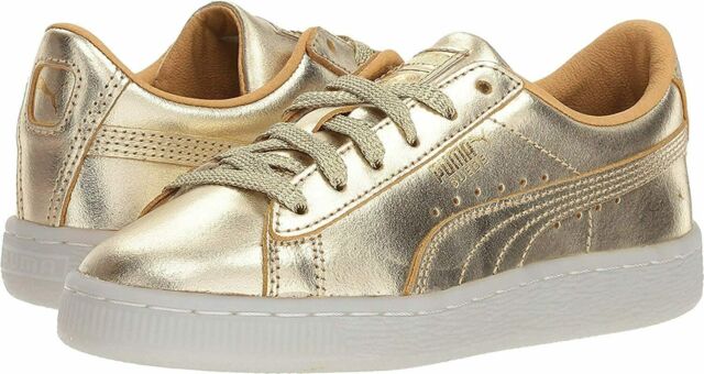 Suede 50th Anni Metallic Gold