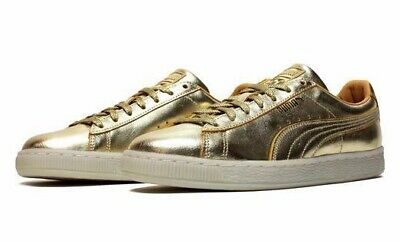 Suede 50th Anni Metallic Gold