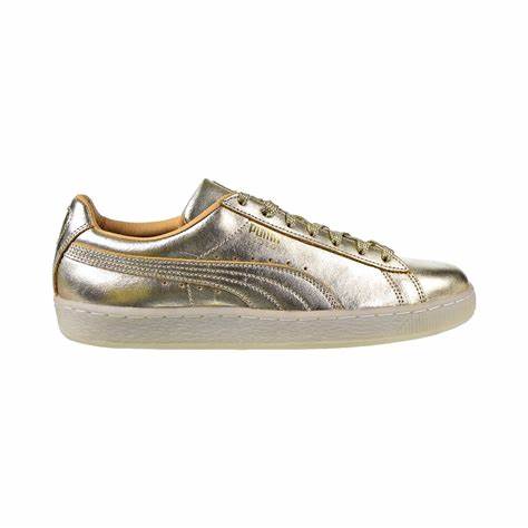 Suede 50th Anni Metallic Gold