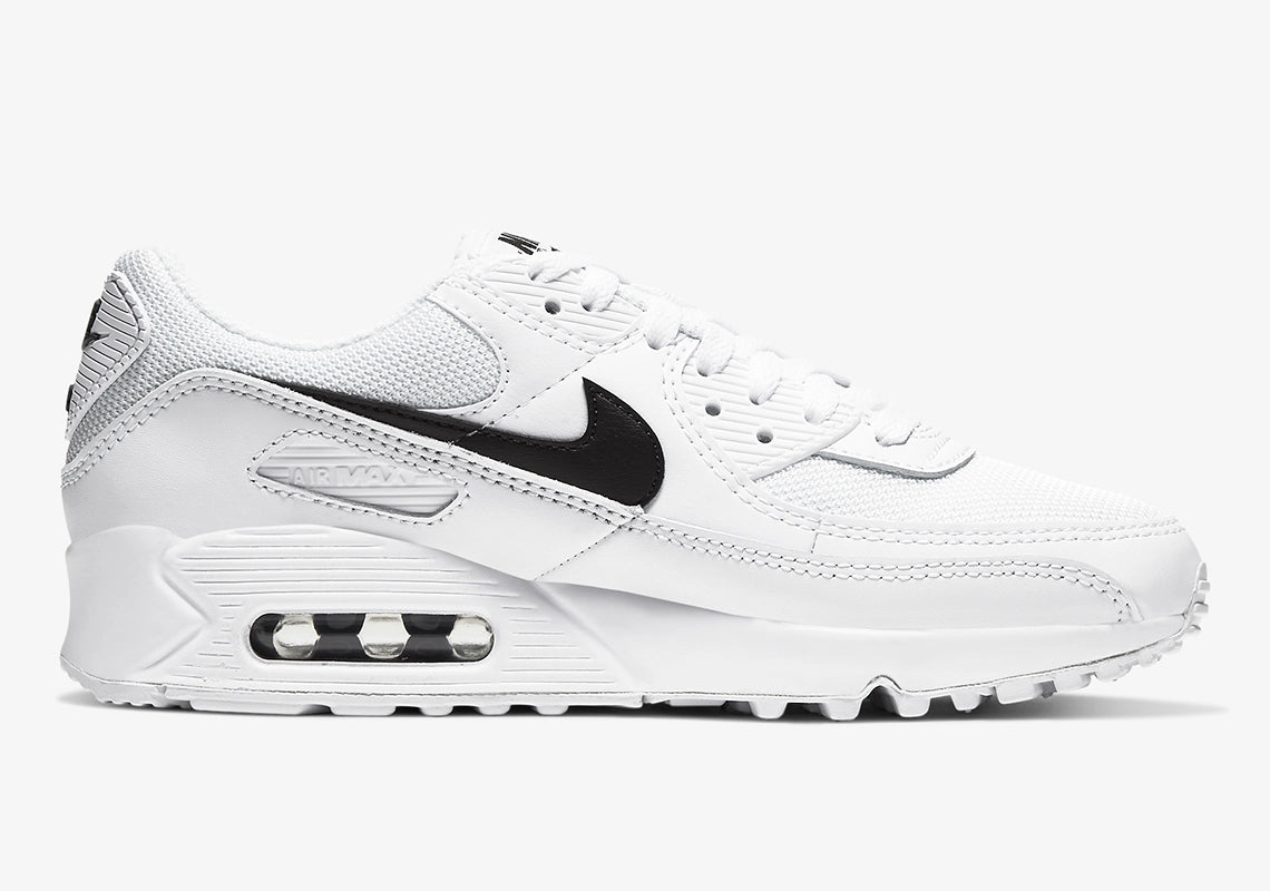 Nike Air Max 90 Womens Wht/Blk-Wht