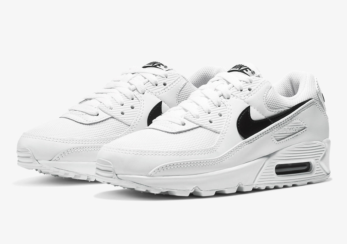 Nike Air Max 90 Womens Wht/Blk-Wht